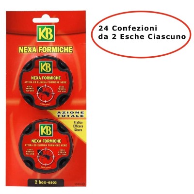 Nexa Esca Elimina Formiche 24 Confezioni da 2 Box Esca 