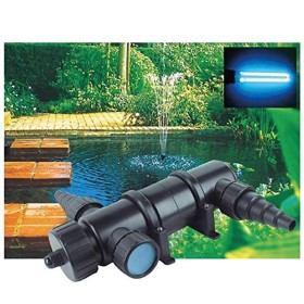 Project Lampada Easy UV Sistema di sterilizzazione alghicida per acquario o laghetto 18 watt