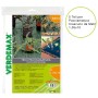 5 Teli per Pacciamatura in PP 100 gr/mq Ciascuno Metri 1,05x10 Colore Nero/Verde