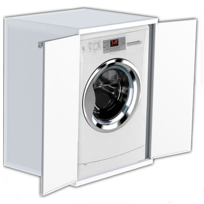 COPRILAVATRICE IN RESINA CM 68X57,5X88 BIANCO