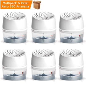 Aero 360 Tab Ariasana Pezzi 6 Bagno Assorbiumidità in kit Aerodinamico Tab Ricaricabile