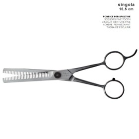 Forbice per Sfoltire Una Lama Dentata 24 Denti 16,5 cm Denti di Squalo