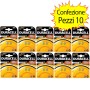 Duracell 10DULR44-2 Batterie a bottone AG13 V13GA 10 confezioni da 2 batterie