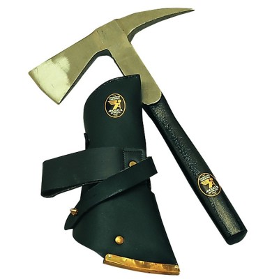 Picozzino In Acciaio Per Pompiere Vigile del Fuoco Con Fodero Professionale