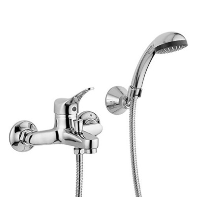 Gruppo Miscelatore Vasca Sei Con Flessibile e Doccetta