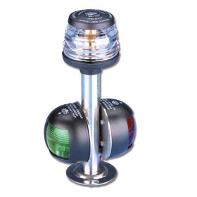 SERIE 3 FANALI DI VIA 360 gradi SU ASTA COMBINATO OMOLOGATO RINA