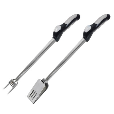 KIT PER BARBEQUE FORCHETTA+PINZA RIBIMEX