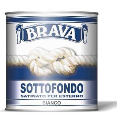 Sottofondo Satinato Sottosmalto Monocomponente Litri 0,750 Brava