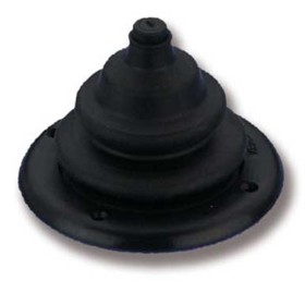 CUFFIA PASSACAVO A SOFFIETTO DIAMETRO CM 10 CM H 7  NERO