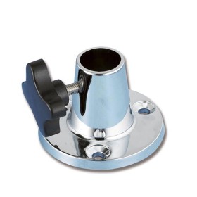 BASETTA ATTACCO PROIETTORE OTTONE CROMATO