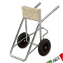 Carrello Porta Motore Fuoribordo con Ruote Pneumatiche e Portaserbatoio Nautica Barche