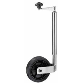 RUOTINO D'APPOGGIO ZINCATO PER CARRELLI MM160 x 40