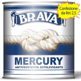Antivegetativa Autolevigante Mercury bianco ghiaccio litri 2,5 Idrofila