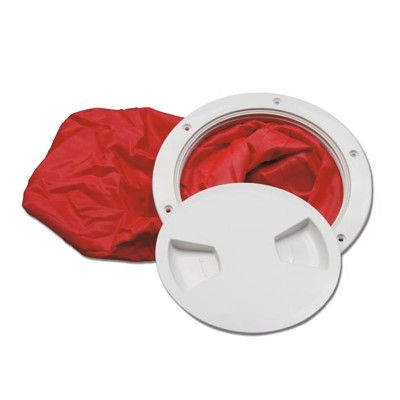 TAPPO ISPEZIONE BIANCO PER BARCA CAMPER GOMMONE VELA CON TASCA MM 210