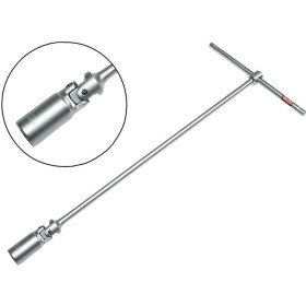 Chiave Snodata a T Per Candele mm 19 In Acciaio Professionale