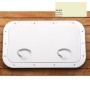 Sportello Stagno Bianco Crema Ral 9010 mm 600 x 355 ABS Per Barche Gommoni