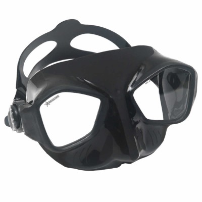 Maschera Mantis Abysstar Facciale in Silicone Nero Vetro Temperato