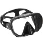MASCHERA PRESTIGE MONOVETRO TEMPERATO FACCIALE SILICONE NERO