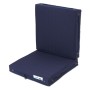 Cuscino Doppio Imbottito Royal Confo Blu Navy