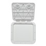 Sportello Bianco In ASS Resistente Calpestabile mm 463x517 Per Barca Gommone Ral 9003
