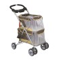 Passeggino per Animali Doppio Peso Max 25 Kg Double Stroller Cani Gatti e Piccoli Animali