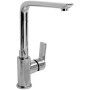 Miscelatore Lavello Monoforo Bocca Alta Seven Orientabile Ottone Cromato