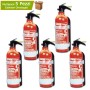 Estintori a Polvere da Kg 1 Omologati Antincendio Multipack Pezzi 5 Barca Auto Camper Casa