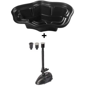 Set Laghetto per Giardino da 500 lt + Pompa per Laghetto VX 800 LITRI/H Laghetto Magic