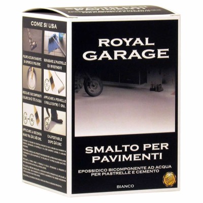 Multipack 6 Pz Smalto Brava Royal Garage Bianco Per Pavimenti Piastrelle RGB7 ml 750