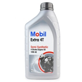 Multipack da 5 Mobil Extra Super 4T 10W-40 Superior Performance da 1 Litro Ciascuno