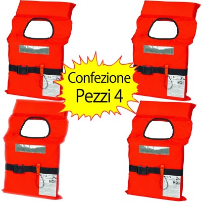 Giubbotto di Salvataggio Adulto 100 Newton Nadir CE ISO 12402-4 pezzi 4