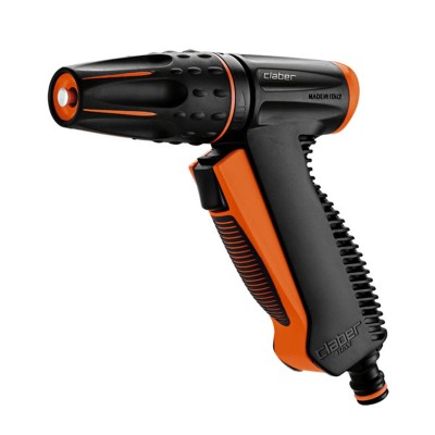 Claber 50114 9561 Precision Lancia a Pistola, Nero/Arancione
