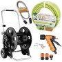 Claber Avvolgitubo Genius 60 + Tubo 25 Metri 5/8 + Starter Kit Pistola+ Tubo Extension