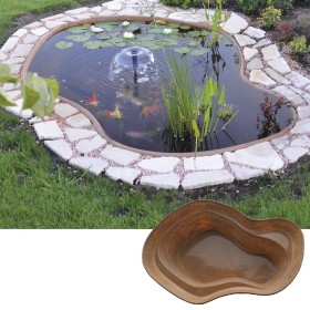 Laghetto Koi Haiti da Giardino Capacita' Litri 2180 per Carpe Perle d'Acqua