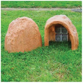 Nicchia Rocciosa con 4 Prese Elettriche per il Laghetto e Fontana