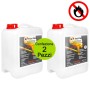 Multipack 2 pezzi Spray Ignifugo Ritardante Fiamma Testato Bio Antincendio 10 LITRI