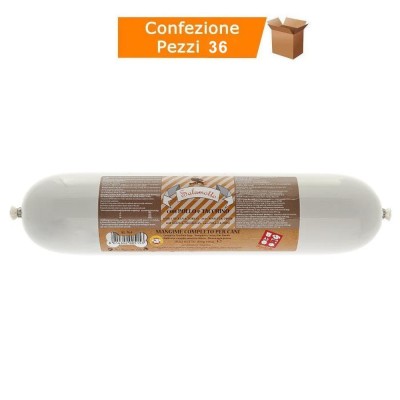 Multipack da 36 pezzi Salamotto per Cani con Pollo e Tacchino Alimento Completo Fuss-Dog