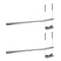 Stendibiancheria Da Balcone Fisso Zincato Coppia 2 Pezzi ZB066P
