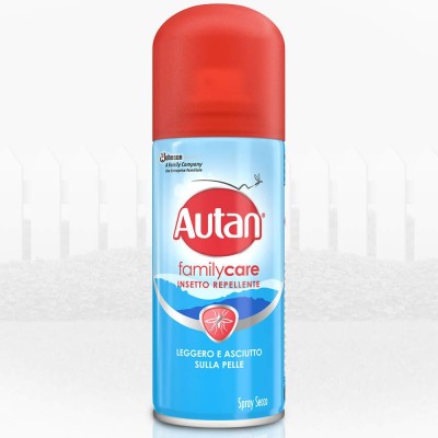 Autan Family Care Spray Secco Insetto Repellente in Confezione da 100 Milliliter
