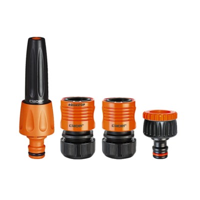Starter Kit 3/4'' Claber 8827 Lancia Spruzzo Raccordi Rapidi Giardino