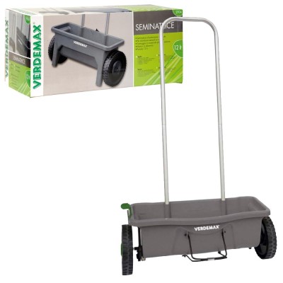 Seminatrice di Precisione per Prato Spandiconcime Verdemax cm 47 Portata Litri 12