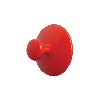 1 Appendino da Parete CLASSIC DISCO Fissaggio a Muro Rosso