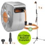 Rotoroll Evolution 30 Metri Doccia Duplex 2 in 1 Claber Lancia e Attacchi