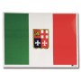 Bandiera adesiva Italiana Marina Mercantile Dimensioni cm 20x30