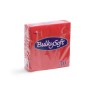 BULKYSOFT Tovagliolo Rainbow 2 Veli 33 x 33 Colore Rosso