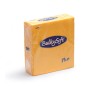 BULKYSOFT Tovagliolo Rainbow Plus 2 Veli 38 x 38 Colore Giallo Mais