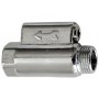 Valvola di sicurezza SUPER per scaldabagni boiler ottone cromato MF 1/2