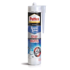 Pattex Bagno Sano Stop Muffa Silicone colore Bianco cartuccia ml 300 Henkel