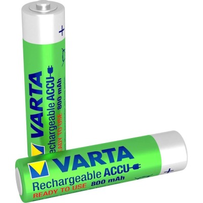 Batterie Ricaricabili da 800 mAh Ministilo AAA Varta ACCU Pezzi 2