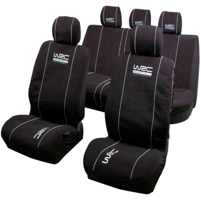 Set completo coprisedili auto universale WRC colore Nero CO.RA